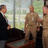Congressman Tanner speaks with leaders from Naval Activity Mid-South in Millington during a visit to the base.